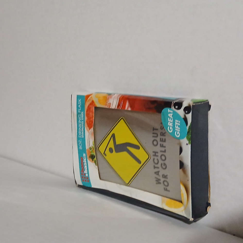 Men Stainless Steel Watch Out For Golfers Accessory Gift NWT